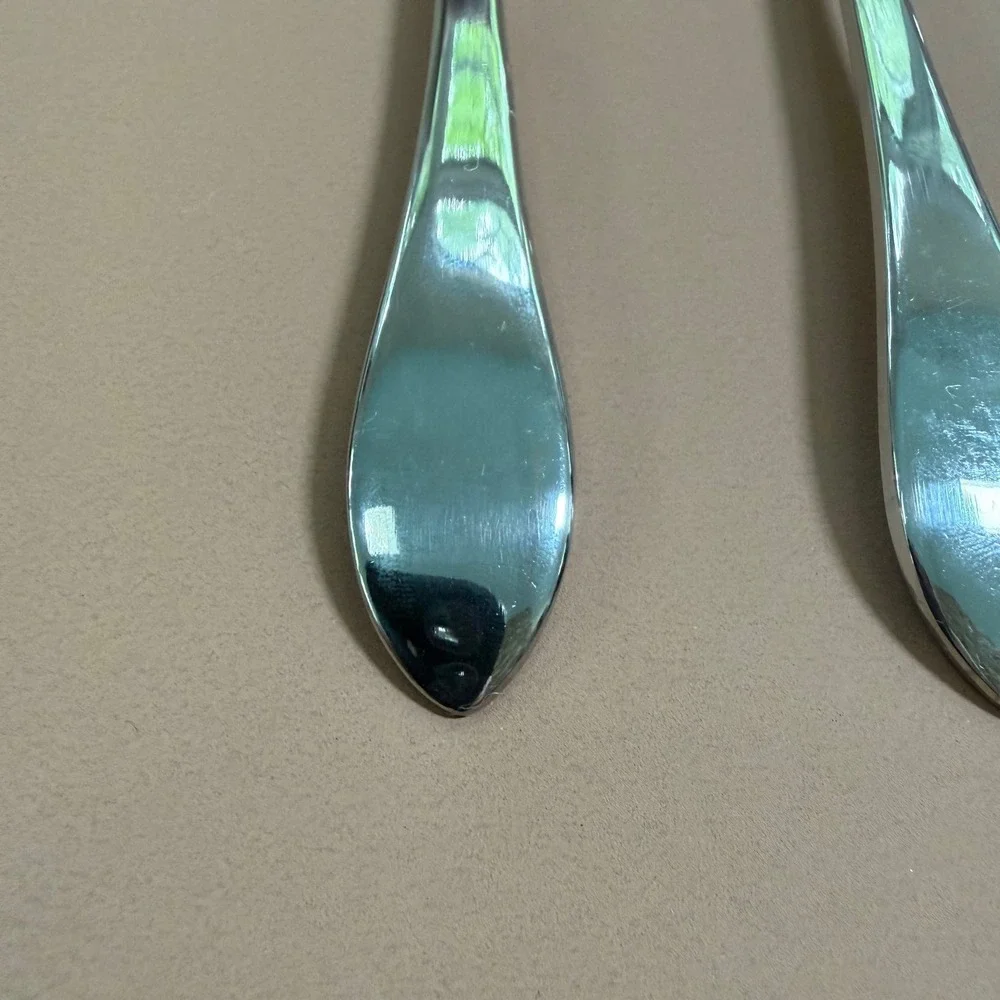 Gorham Meredith Iced Tea Spoons 18/8 Stainless Steel Set of 6 Glossy Replacement